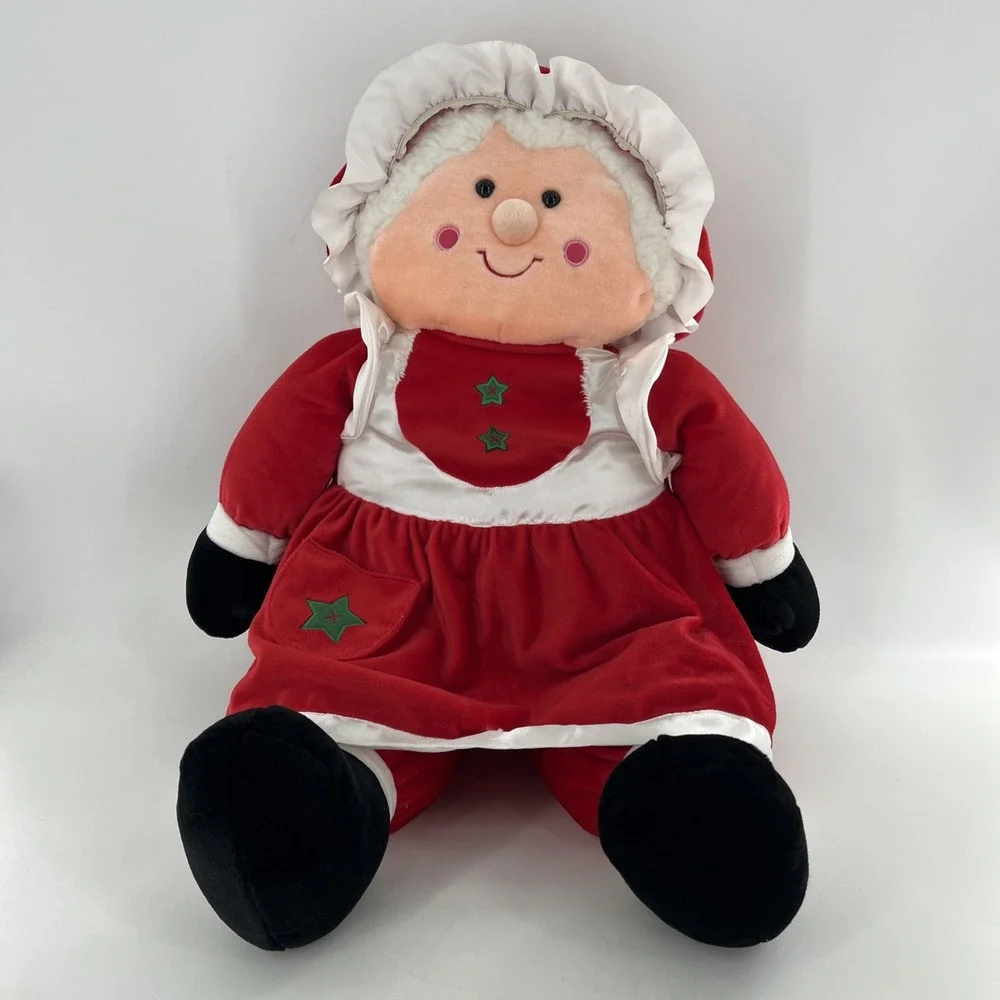 Vintage Mrs‎ Claus 3 ft Christmas Plush Caltoy Figure Large Child Size 36